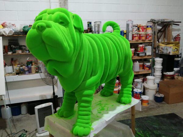 Shar Pei Green Gran Formato XXL - Imagen 2