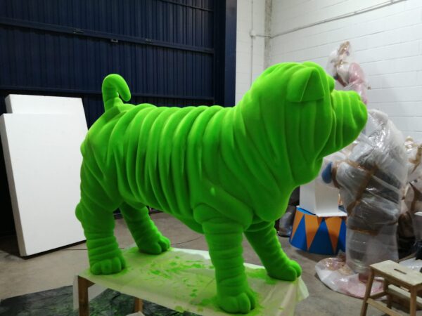 Shar Pei Green Gran Formato XXL - Imagen 6