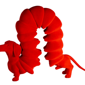 Perroruga Red 100x72x18 cms