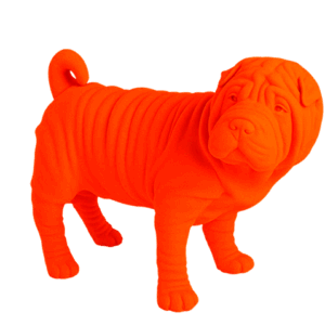 Shar Pei Orange 20x10x7 cms