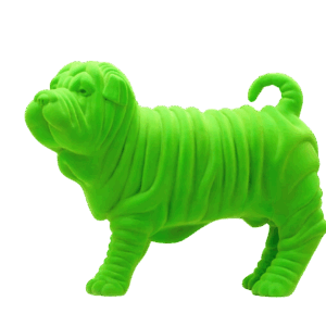 Shar pei green.130x100x45 cms